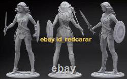 4Sizes Wonder Woman 3D Printing Figure Model Kit Unpained Unassembled Garage Kit