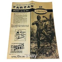 Aurora Tarzan Plastic Model Kit Vintage 1967 820-100 111 Scale Unbuilt