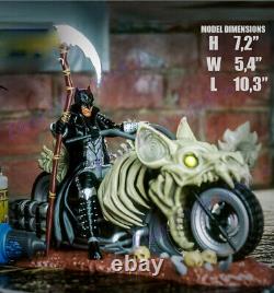 Batman & Motorcycle 1/8 3D Print Model Kit Unpainted Unassembled 1827cm GK