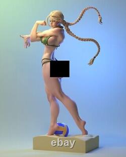 Cammy Street Fighter Unassembled Unpainted 15 Inch 3D Printed Model Kit GK