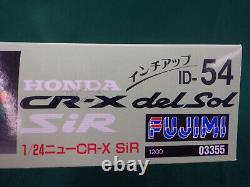 Fujimi 1/24 Honda CR-X Del Sol SiR Plastic Model Kit Unassembled 1992 Japan