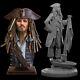 Jack Sparrow Bust / Statue 3d Resin 12k Printed Model Kit Unassembled Unpainted