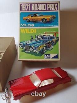 MPC 1971 Pontiac Grand Prix Mild & Wild READ! 125 Plastic Model Car Kit