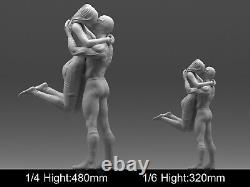 Man And Mary Jane 3D printing Model Kit Figure Unpainted Unassembled Resin GK