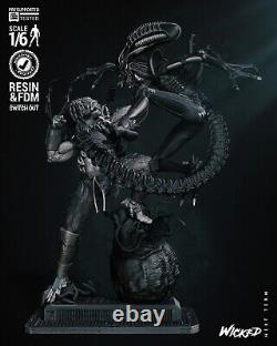 Predator VS Aliens Diorama /3D Printed/Unpainted/Unassembled/GK/Wicked