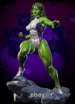 She Hulk 3D Printing GK Figure Model Kit Unpainted Unassembled Lady Garage Kits