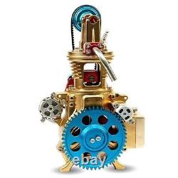 Single Cylinder Engine Car Engine Model Kit DM17 Unassembled for DIY Toy Gifts