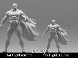 Super Hero BAT Man Anime Unpainted Unassembled 3D printed Kit Resin Model GK