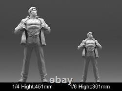 Super Hero Man Unpainted Unassembled 3D printed Resin Model Kit GK DIY
