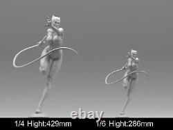 Tsaber Catwoman Sexy Woman Unpainted Unassembled 3D printing Kit Resin Model GK