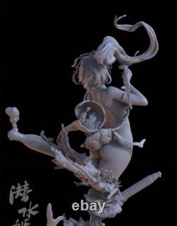 Unpainted 1/8 Scale Diving Girl Unassembled Resin Garage Kit Model Toy
