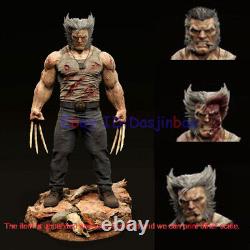 Wolverine 1/6 3D Print Model Kit Unpainted Unassembled 34cm GK 4 Heads 3 Hand