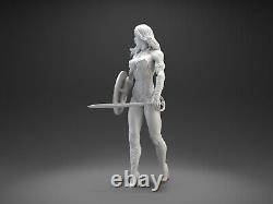 Wonder Beauty Woman Unpainted Unassembled GK 3D printed Resin Model DIY Kit