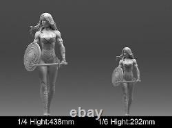 Wonder Beauty Woman Unpainted Unassembled GK 3D printed Resin Model DIY Kit