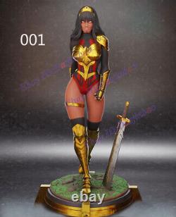 Wonder Girl Yara Flor 3D Print Model Kit Unpainted Unassembled 4 Ver. GK 2 Heads