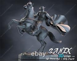 Zorro resin scale model kit unpainted 3d print